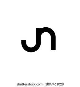simple j n logo design