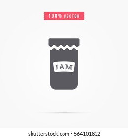 Simple Jam Jar Icon