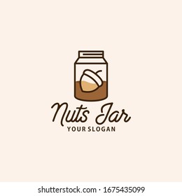 Simple Jar Logo Design Vector Template