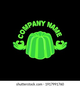 a simple jelly logo design