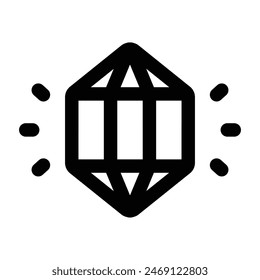 Simple Jewelry icon. The icon can be used for websites, print templates, presentation templates, illustrations, etc