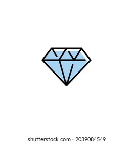 Simple jewelry ring logo design	
