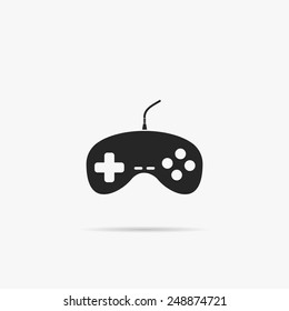 A simple joystick icon.