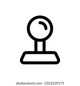 Simple Joystick icon. The icon can be used for websites, print templates, presentation templates, illustrations, etc