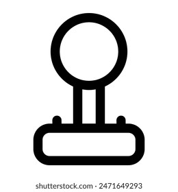 Simple Joystick icon. The icon can be used for websites, print templates, presentation templates, illustrations, etc