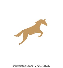 Einfaches Logo-Design für Springpferde 