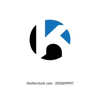 Simple K Letter Logo Design Vector.