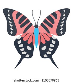 
A simple Karner Blue Butterfly icon image
