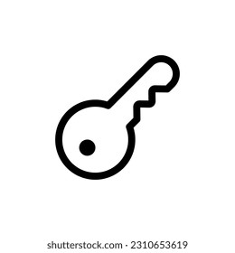 Einfache Tastenkombination Symbol Schwarze Umrandung Hochwertiger Vektorgrafik. EPS10