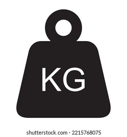 Simple KG weight icon, can be used for weighing business.
