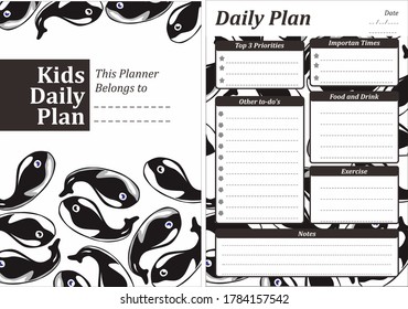 Plan Diario Simple Para Niños Con Tema De Ballenas