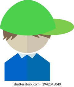 Simple kids web icon mark