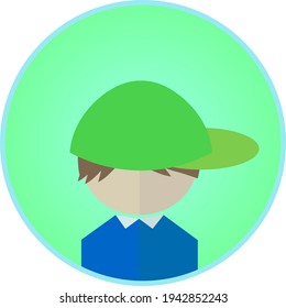 Marcador de icono web para niños simples