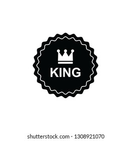 Simple King Logo Stock Vector (Royalty Free) 1308921070 | Shutterstock