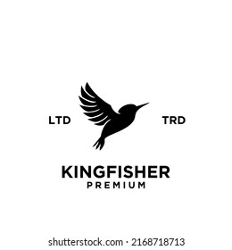 diseño vectorial de la línea simple de kingfisher diseño aislado fondo blanco