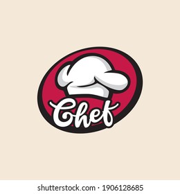 Simple Kitchen Chef Design Logo template, vector illustration