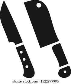 Simple Knife &Chopping Knife Vector