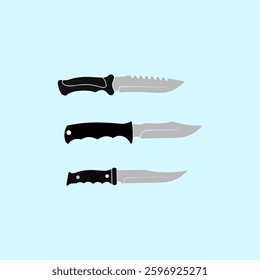 simple knife icon symbol design
