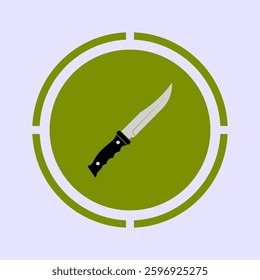 simple knife icon symbol design