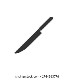 Simple Knife Vector Icon Design