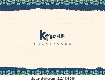 Simple Korean traditional background template