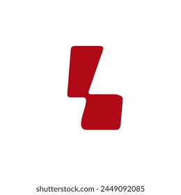 Simple L letter initials vector logo design