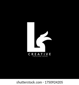 Diseño sencillo de logotipo de letra L. EPS vectorial 10.