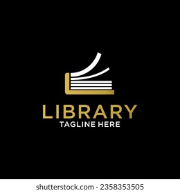 Simple L Library Logo Design