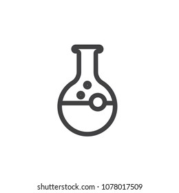 simple lab glass tube vector