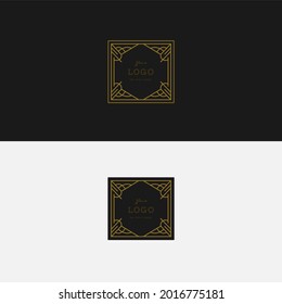 Marco de etiqueta simple para tu marca. Bien por tu etiqueta, logotipo, sello y más
