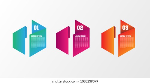 simple label or infographic template vector