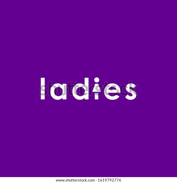 simple ladies logo design inspiration . ladies\
first logo design inspiration . ladies first negative space logo\
design