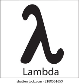 Simple lambda. The Greek alphabet has been used to write the Greek language since the late 9th or early 8th century BCE.