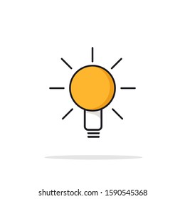 simple lamp design icons  for your web site design, logo, app, UI, vector illustration
