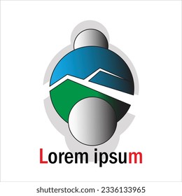 simple landscape logo for business