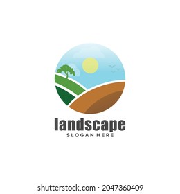 Simple Landscaping environment  logo design