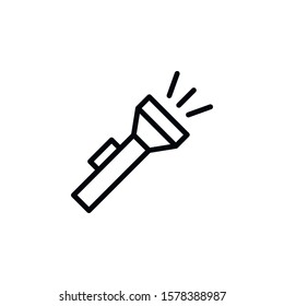 Simple lantern line icon. Stroke pictogram. Vector illustration isolated on a white background. Premium quality symbol. Vector sign for mobile app and web sites.