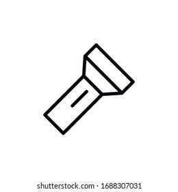 Simple lantern line icon. Stroke pictogram. Vector illustration isolated on a white background. Premium quality symbol. Vector sign for mobile app and web sites.