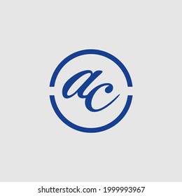 Simple Latin initials A and C