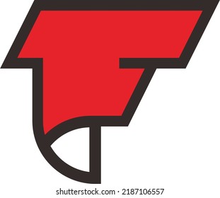 Simple Latter F Logo Vector