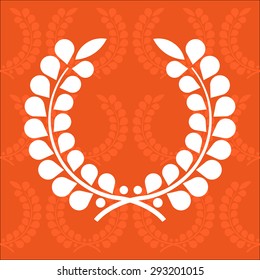 simple laurel wreath