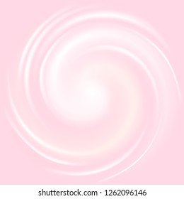 Simple Lavender Blush - white color themed spiral swirl radial gradient texture in square illustration in vector.