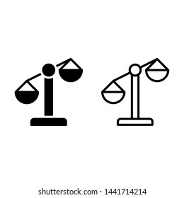 simple law icon Vector Template Flat Design