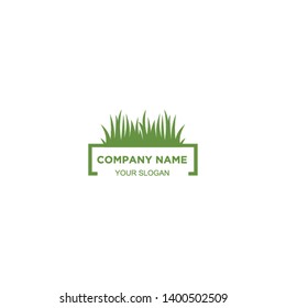 Simple Lawn Care Logo Design