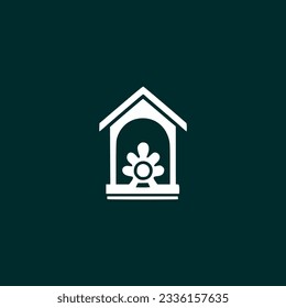 einfaches Rasenmäher-Pflegegras Logo Vektorgrafik-Design