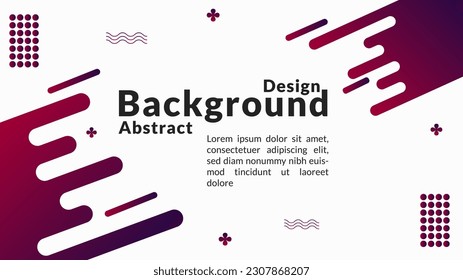 Simple Layout Abstract Splash Geometric Modern Banner Template Background Vector Illustration