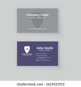 Simple Layout Business Card Template 