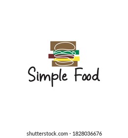 vector de logotipo de línea de carga simple
