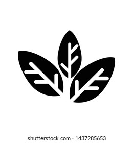 simple leaf icon image - Vector