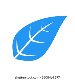 Simple Leaf Line Art Vector Design